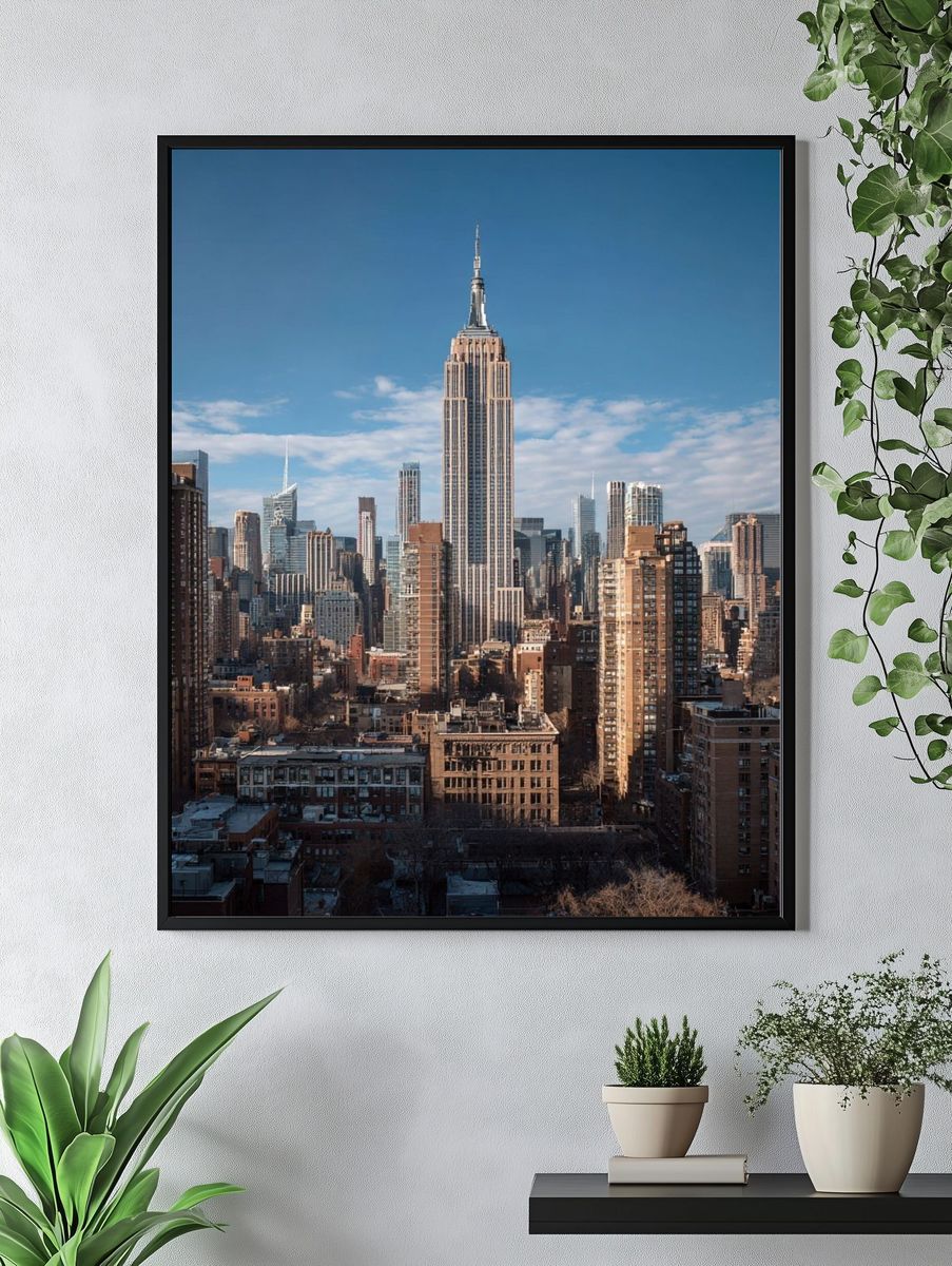 New York Skyline Photography Poster. — room view 4