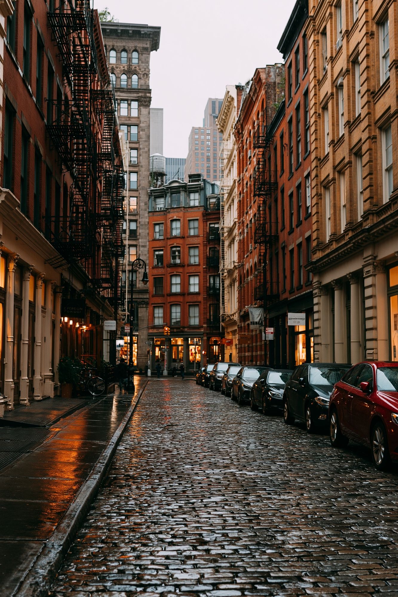 Rainy New York Street Photography Poster. poster — photography art