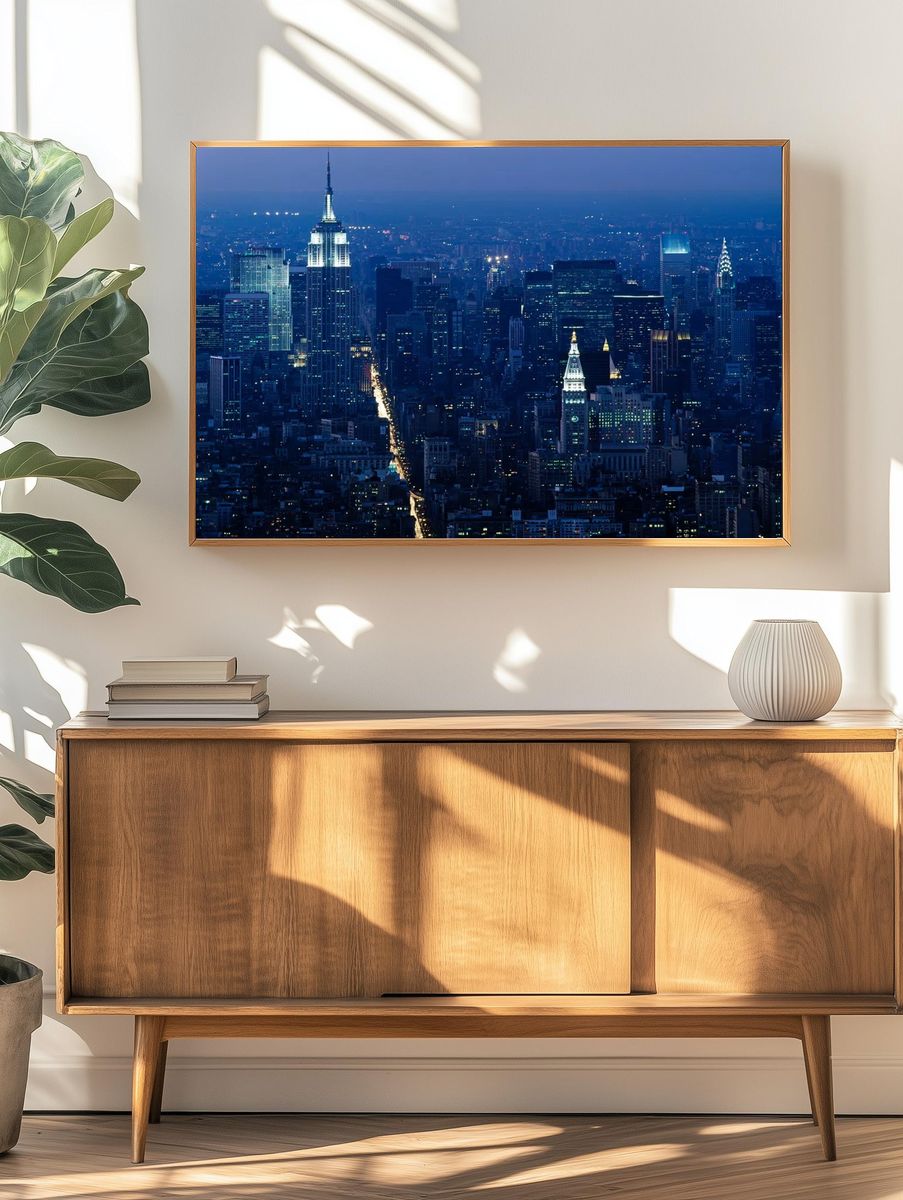 New York City Skyline — Photography Print. — room view 3