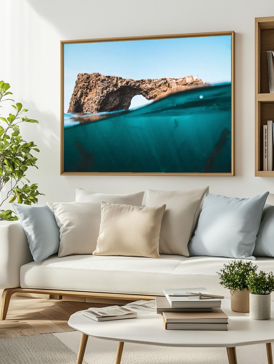 Ocean Arch — Nature Photography Poster. — room view 2