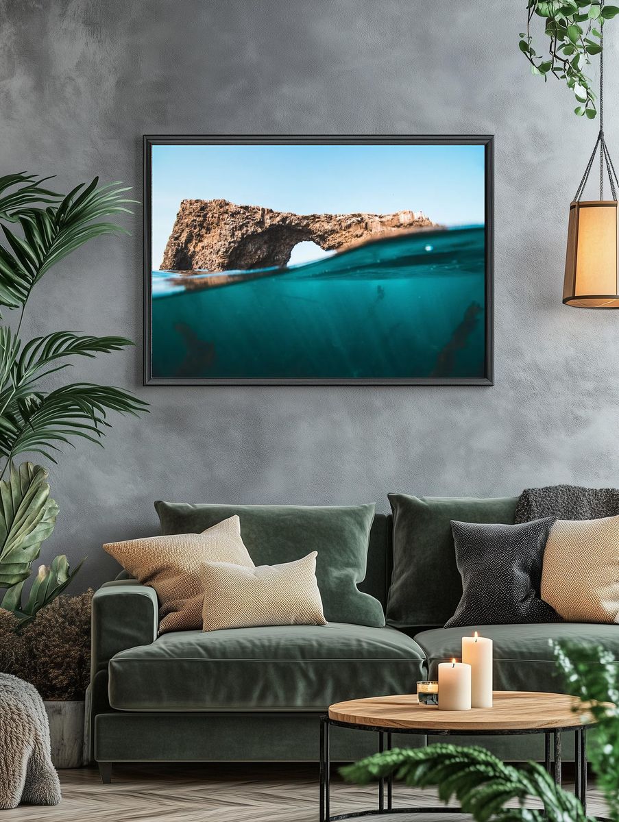 Ocean Arch — Nature Photography Poster. — room view 4