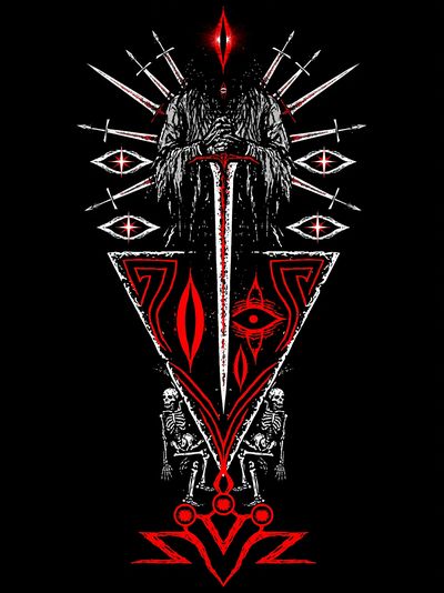 Occult Blade Ritual Print.