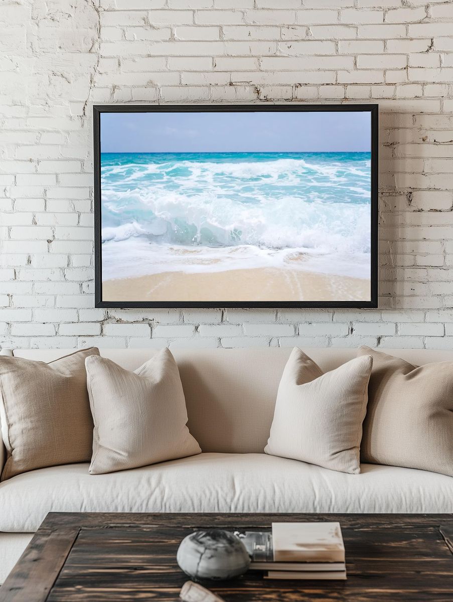 Ocean Waves — Nature Print. room preview