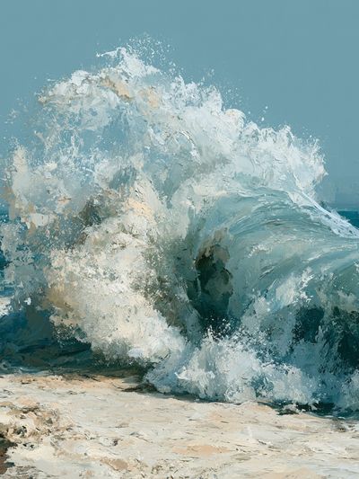 Ocean Wave Fine-Art Poster. poster