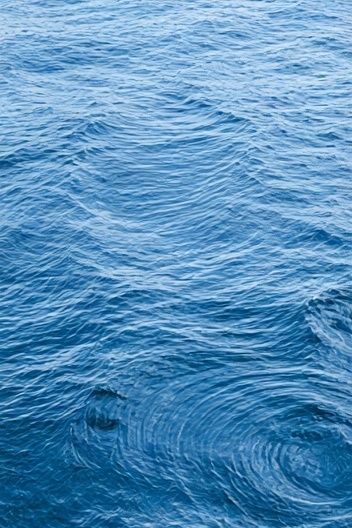 Blue Ocean Ripples Photography Poster. poster detail