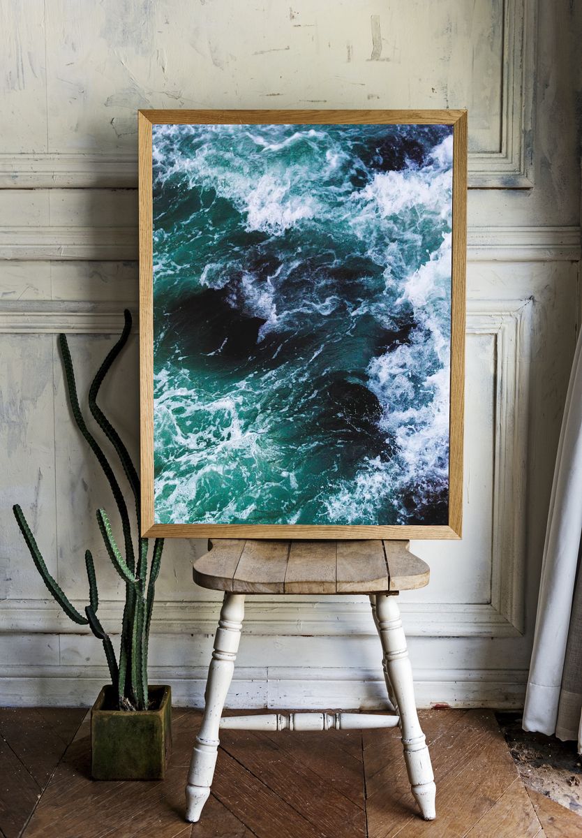 Ocean Waves — Photography Print room preview