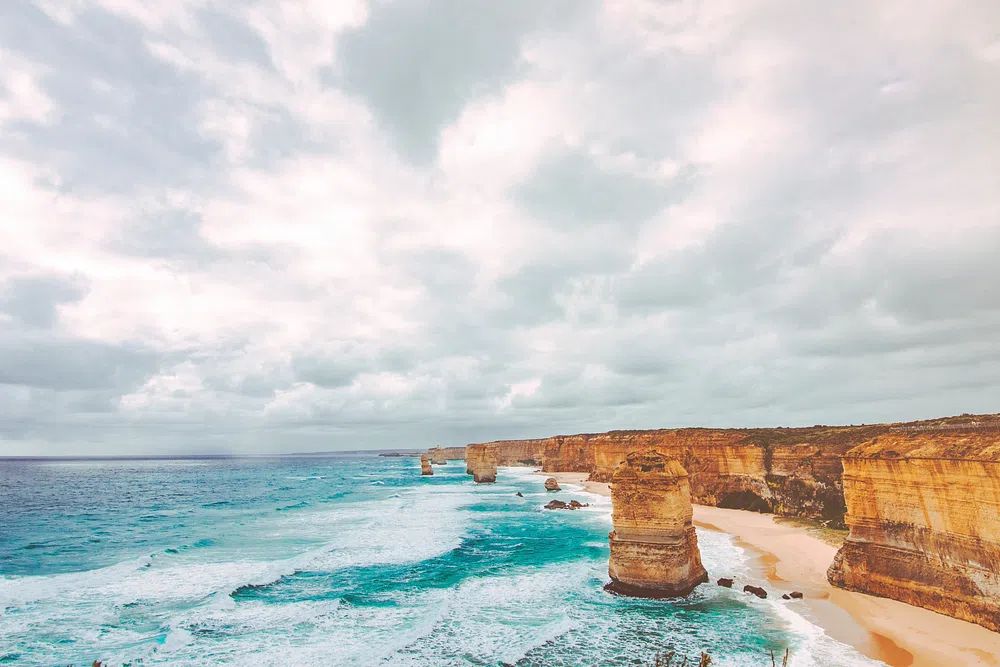 Ocean Cliffs — Photography Print. poster — photography art