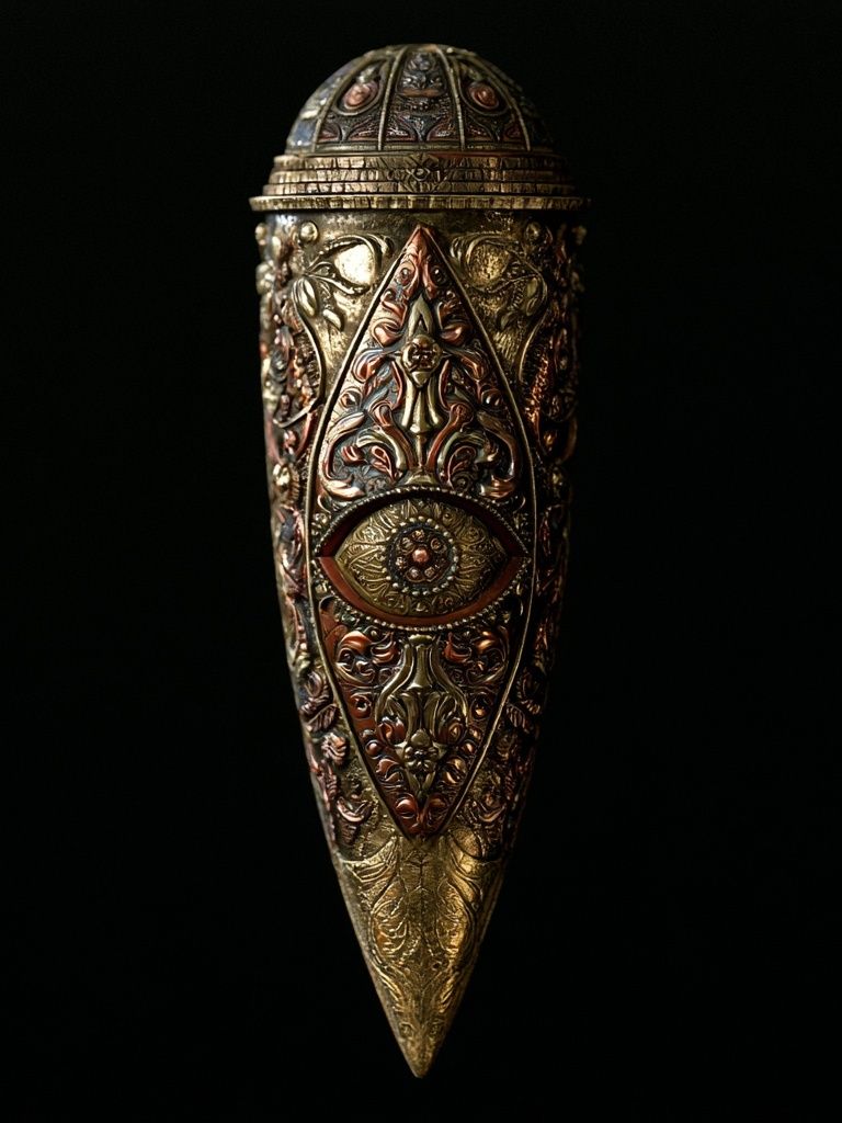 Ornate Golden Dagger Poster. poster detail