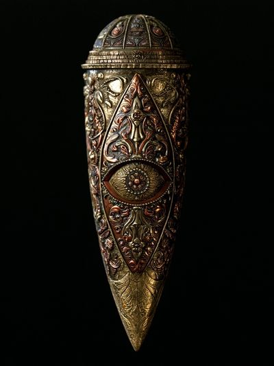 Ornate Golden Dagger Poster. poster