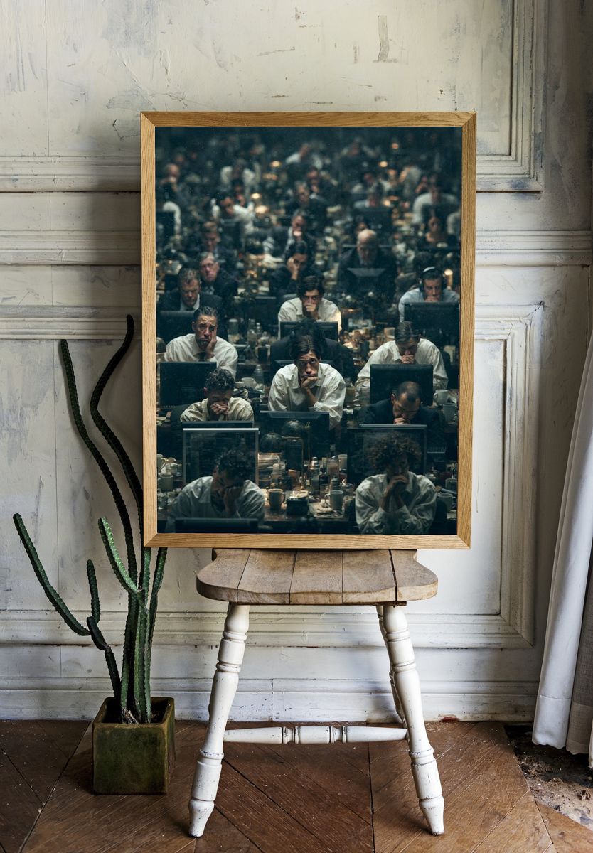 Office Crowd — Photography Print. room preview