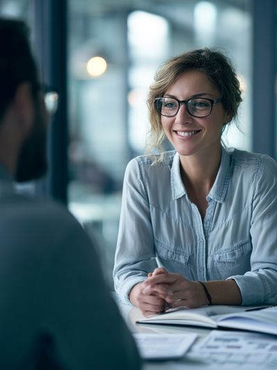 Office Conversation Photography Poster.