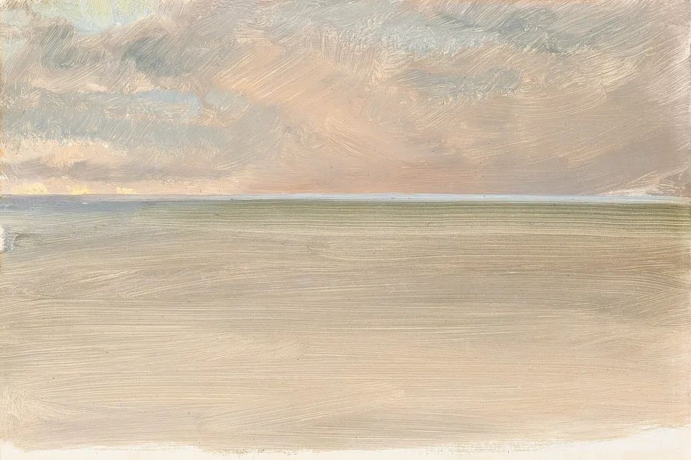 Serene Ocean Horizon — Fine Art Print. poster — fine-art art