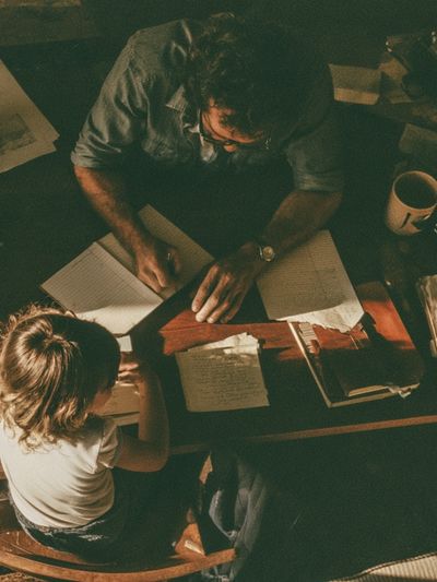 Overhead Study Session Photography Poster.