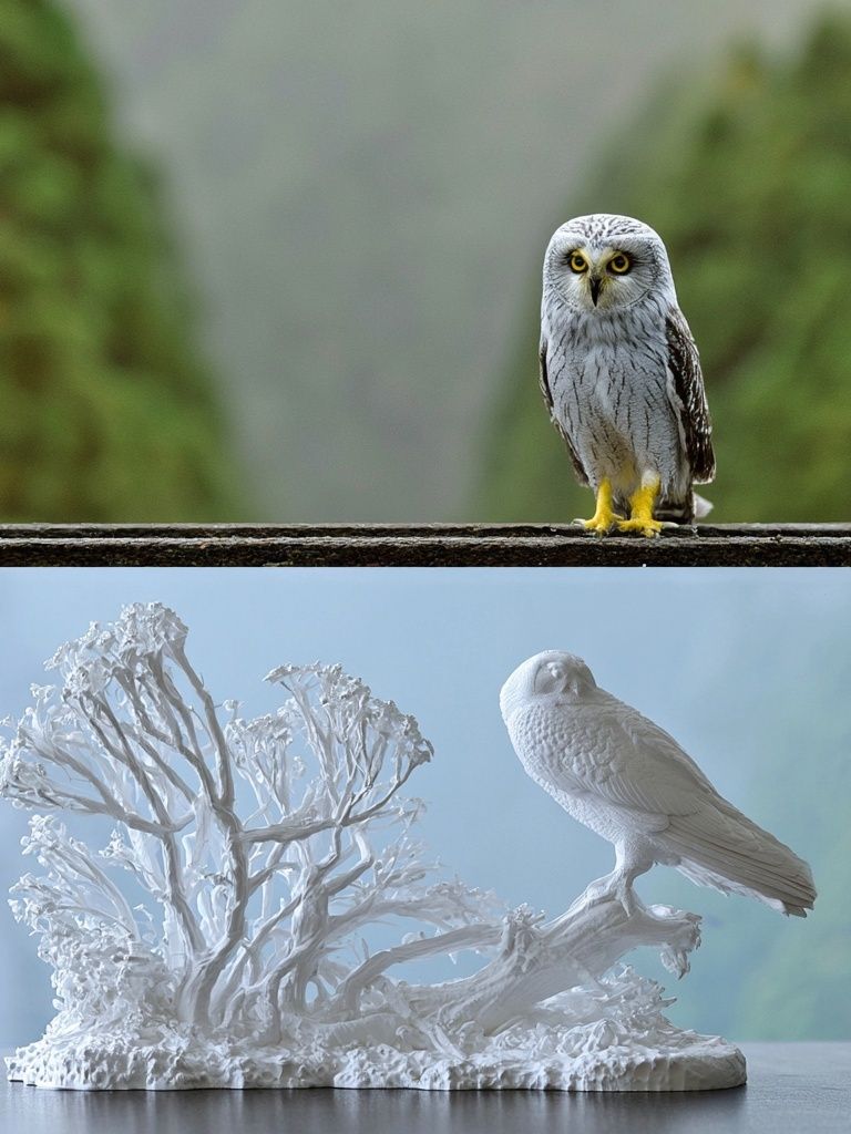 Snowy Owl Nature Photography Poster. poster — animals art