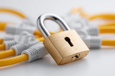 Padlock Security Photography Poster.