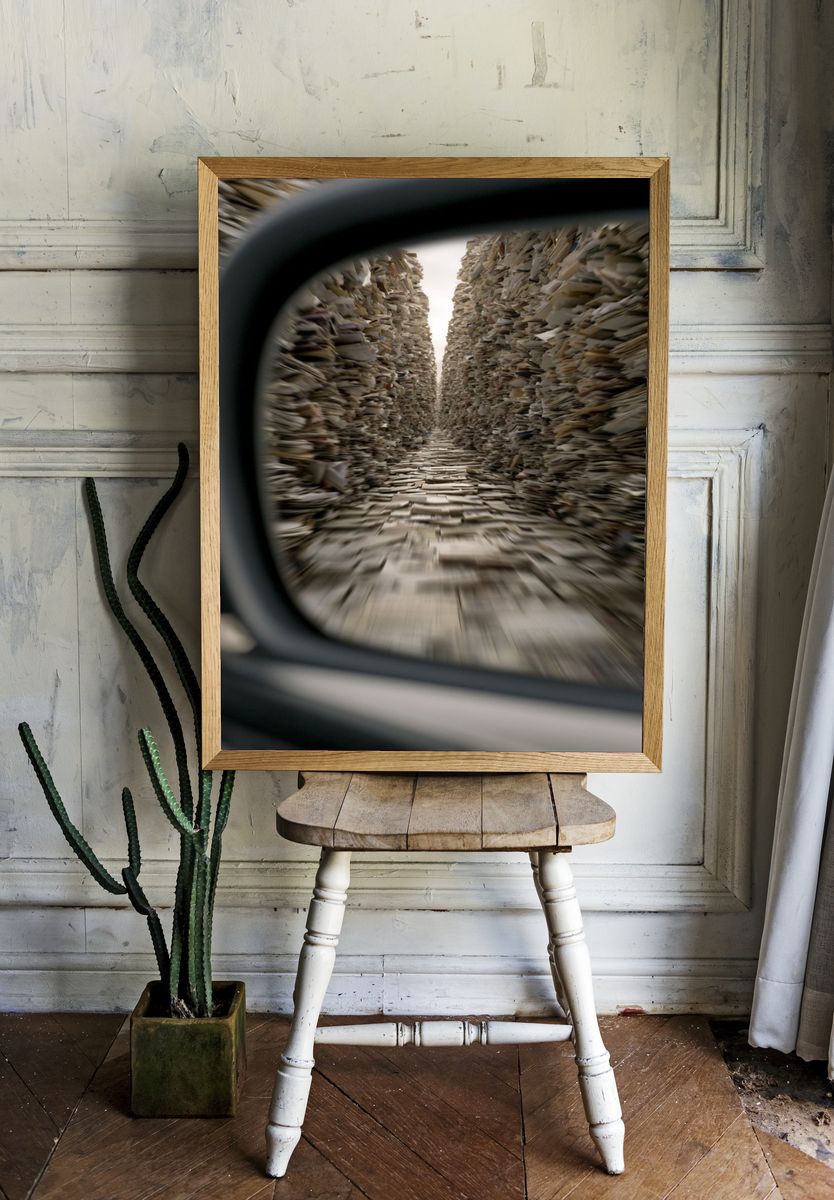 Paper Corridor Photography Poster. — room view 1