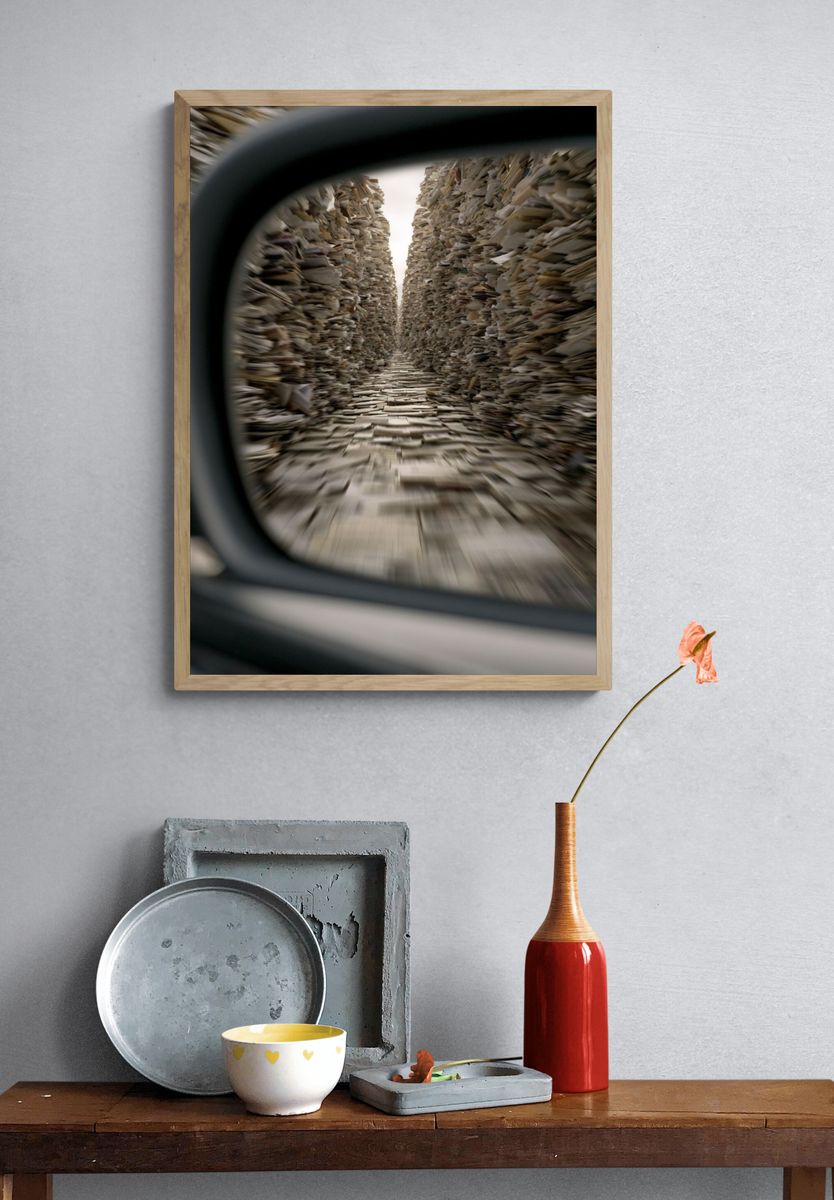 Paper Corridor Photography Poster. — room view 3