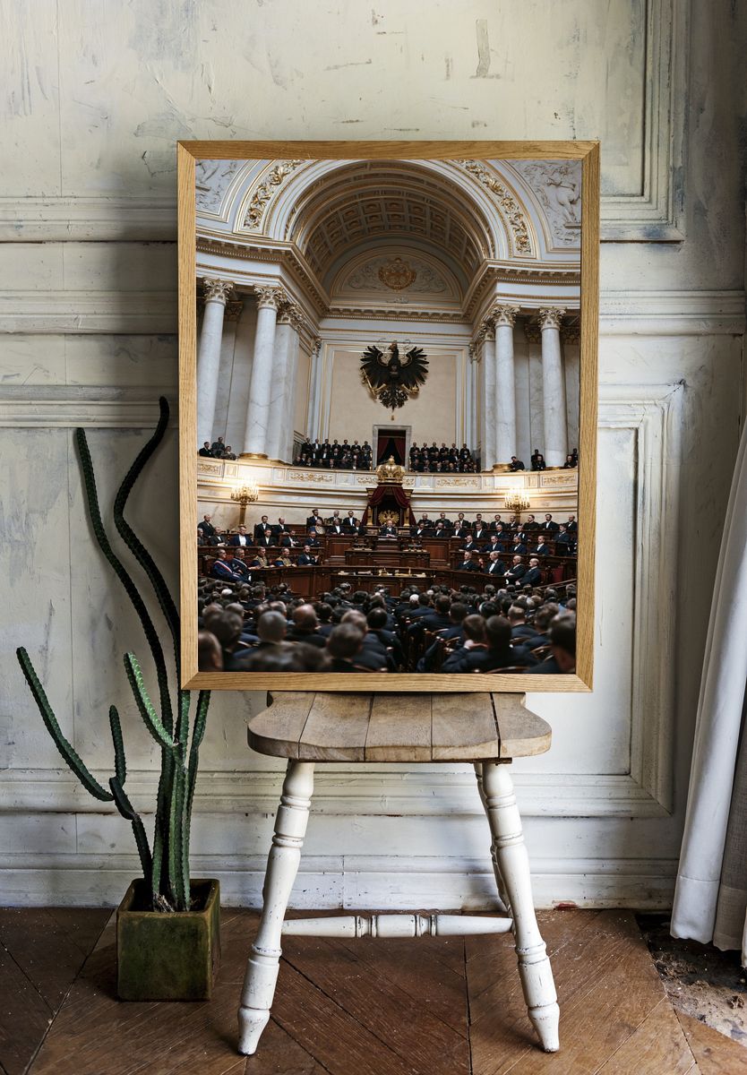 Grand Parliament Chamber Photography Poster. — room view 1