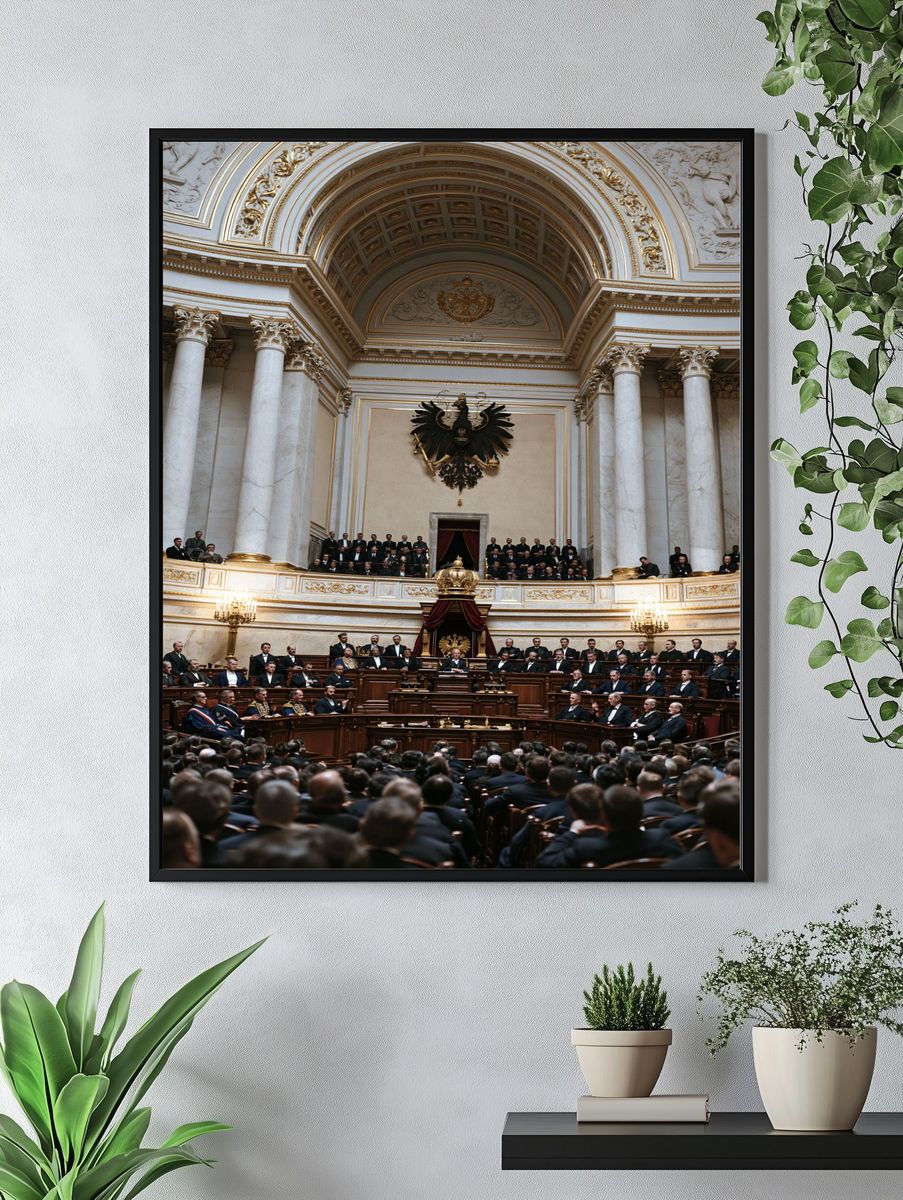 Grand Parliament Chamber Photography Poster. — room view 4