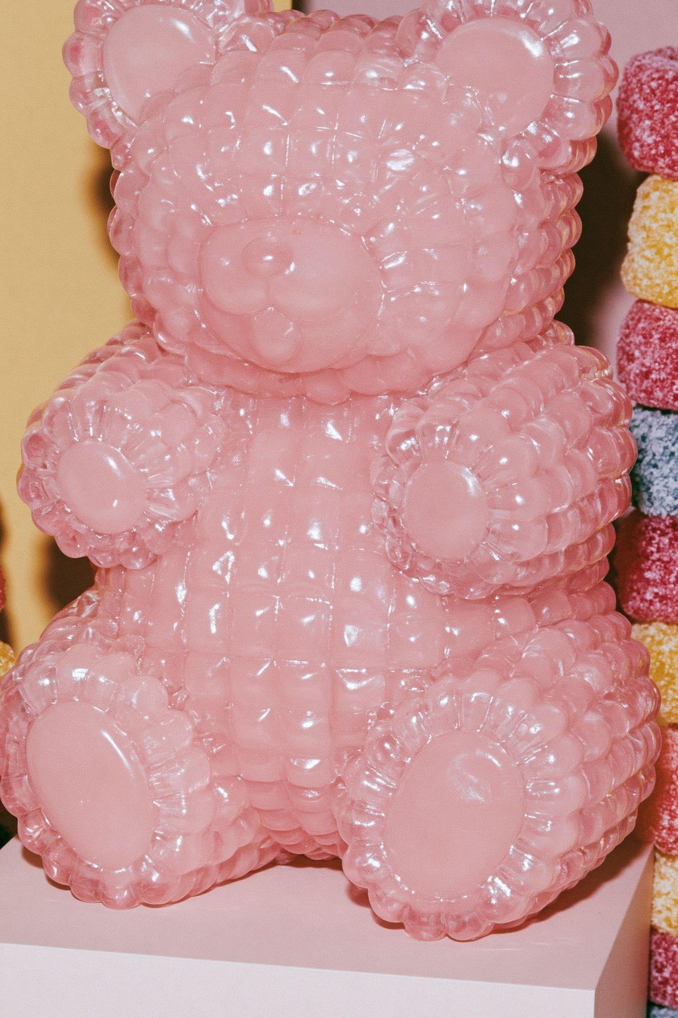 Pink Gummy Bear Photography Poster. poster — photography art