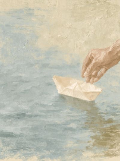 Paper Boat Dreamscape Print.