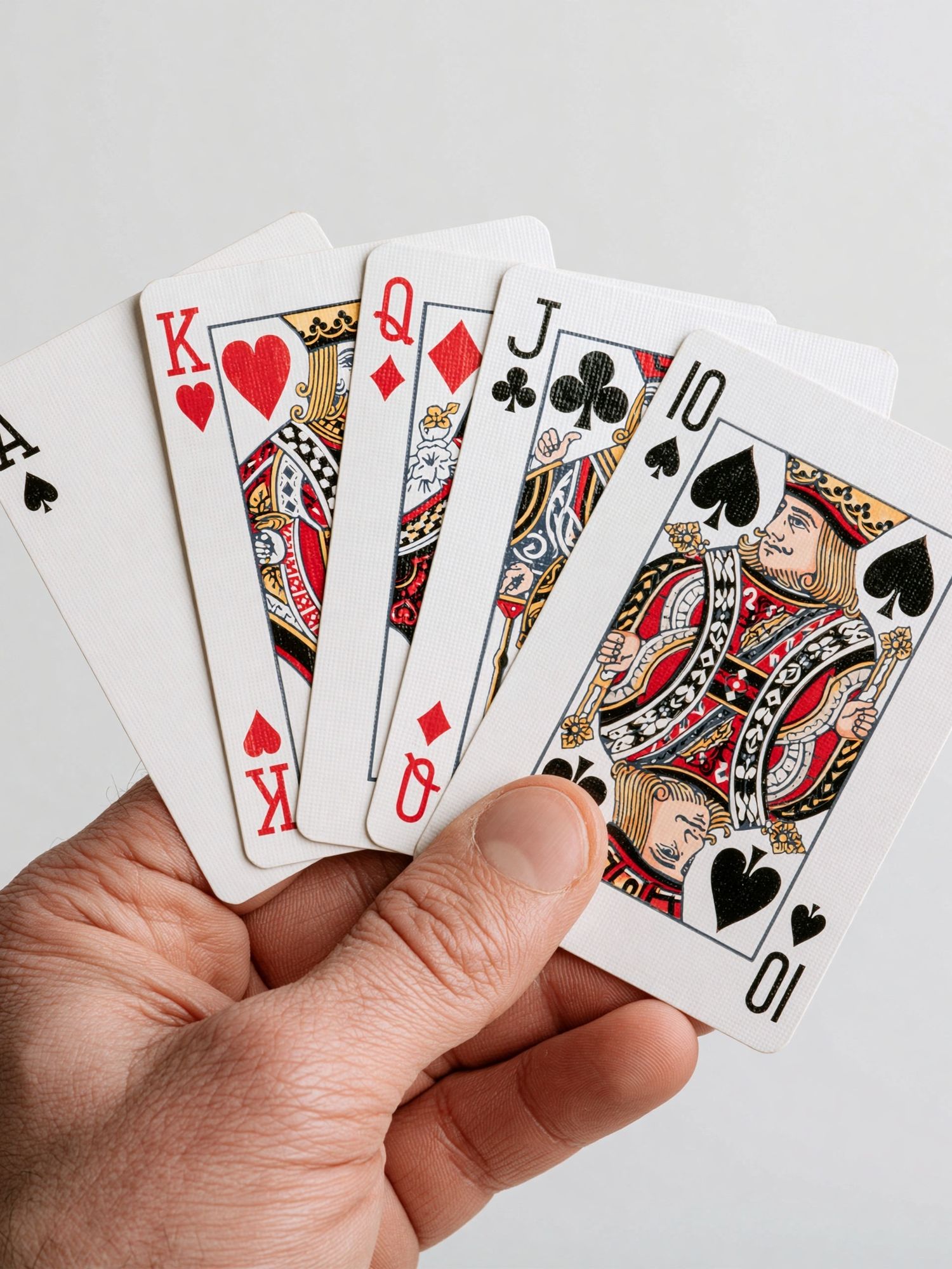 Playing Cards Hand Photography Poster. poster detail