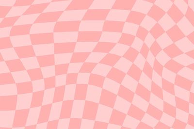 Pink Checkered Pattern Poster. poster