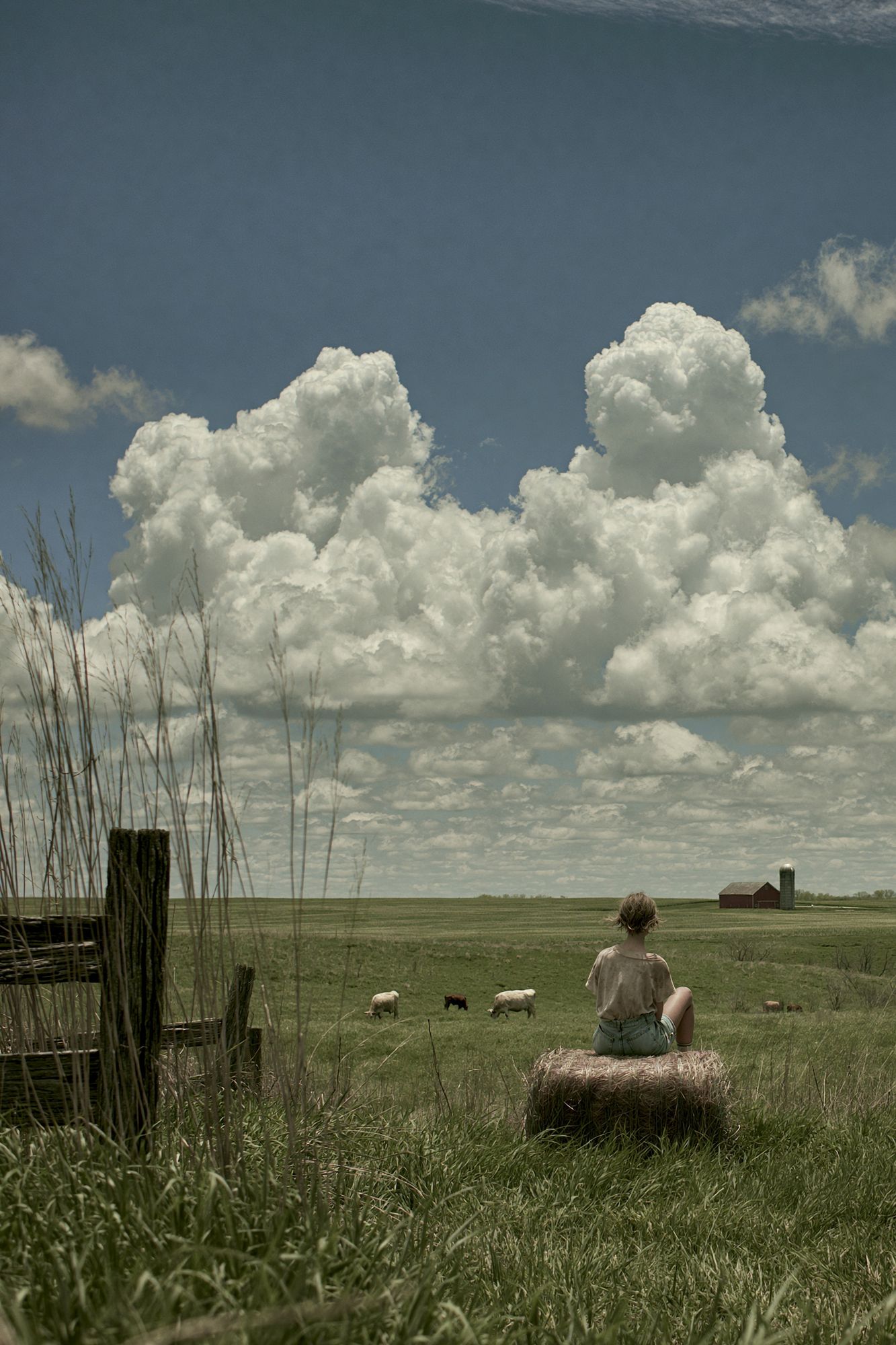 Pastoral Cloudscape Photography Poster. poster — photography art