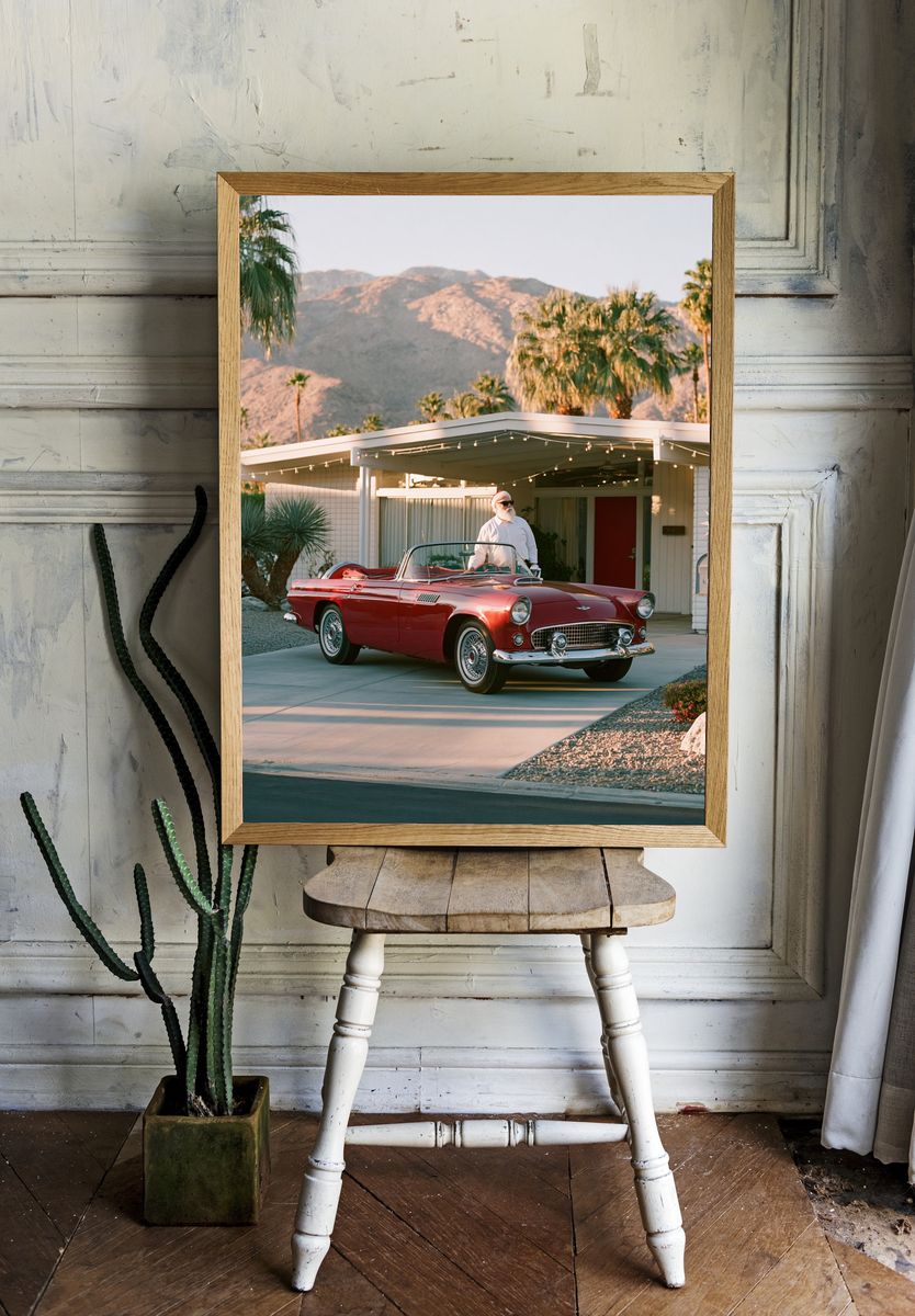 Palm Springs Classic Car Photography Poster. — room view 1