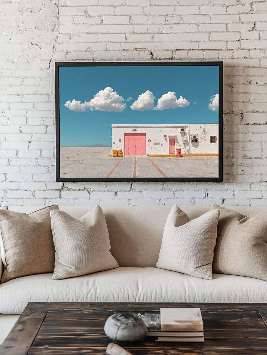 Pink Doorway — Photography Print. — room view 1