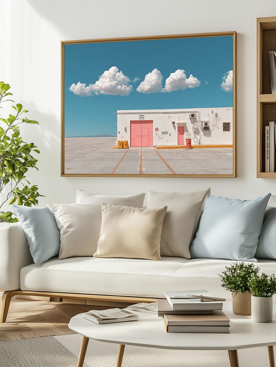 Pink Doorway — Photography Print. — room view 2