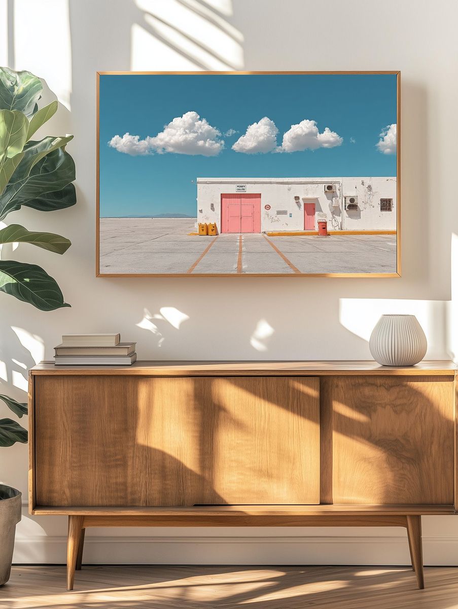 Pink Doorway — Photography Print. — room view 3
