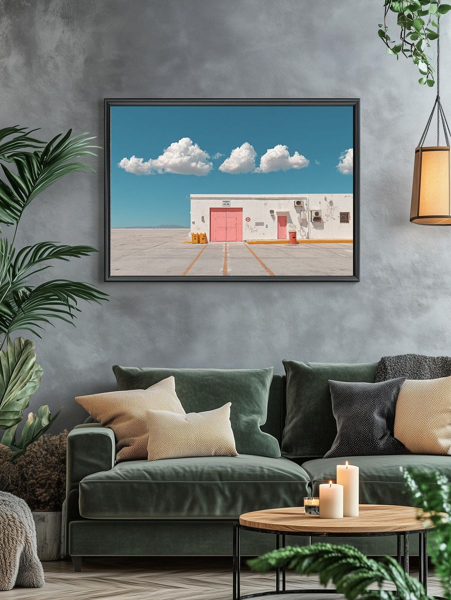 Pink Doorway — Photography Print. — room view 4