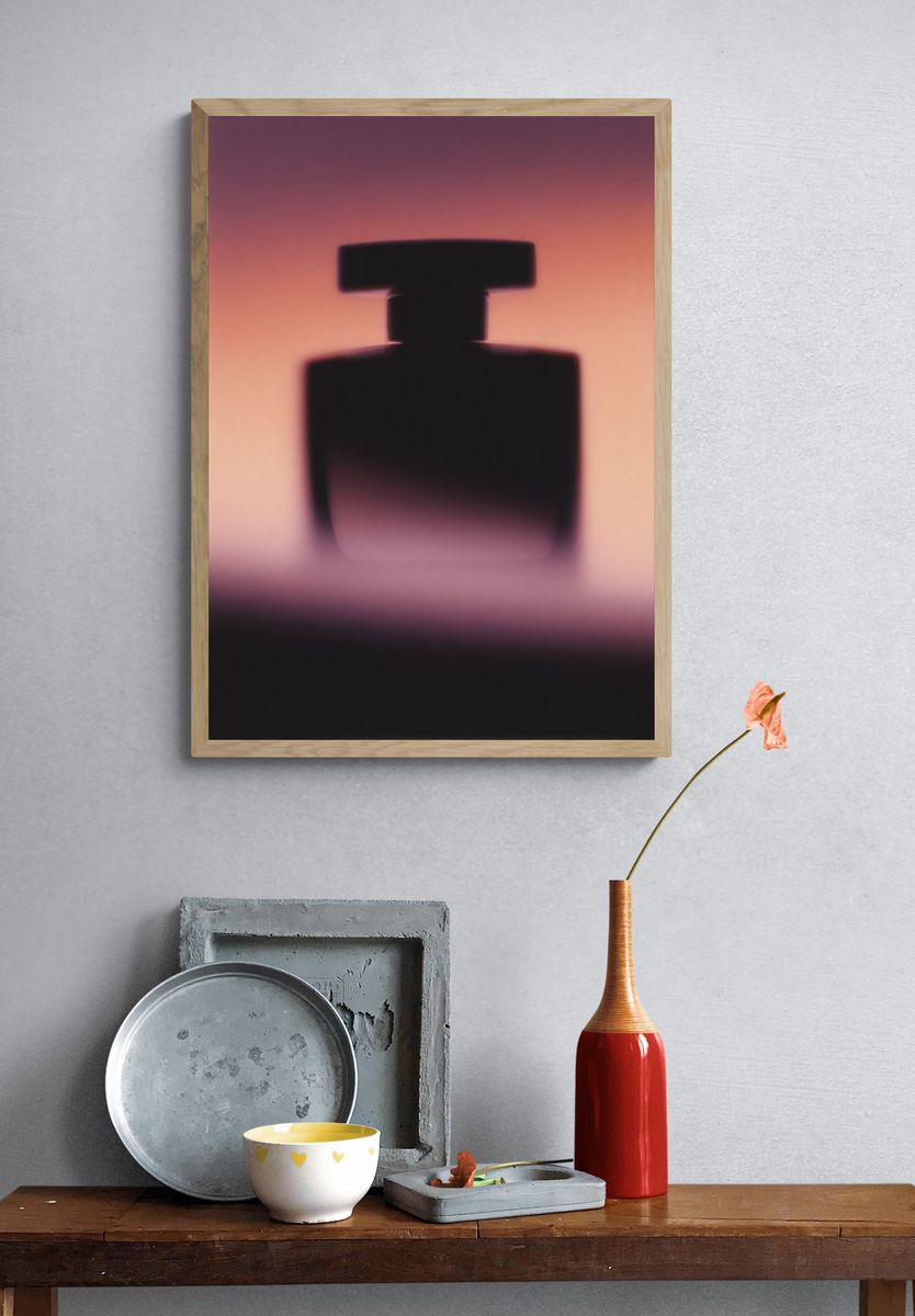 Abstract Perfume Bottle Poster. — room view 3