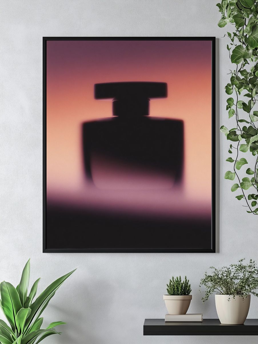 Abstract Perfume Bottle Poster. — room view 4