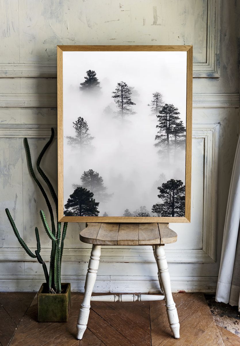 iPhone wallpaper winter landscape background. — room view 1