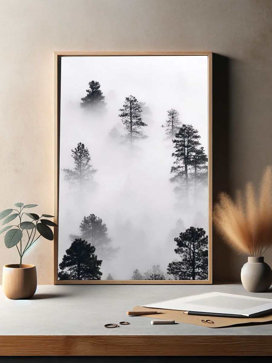 iPhone wallpaper winter landscape background. — room view 2
