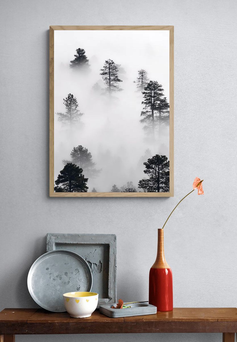 iPhone wallpaper winter landscape background. — room view 3