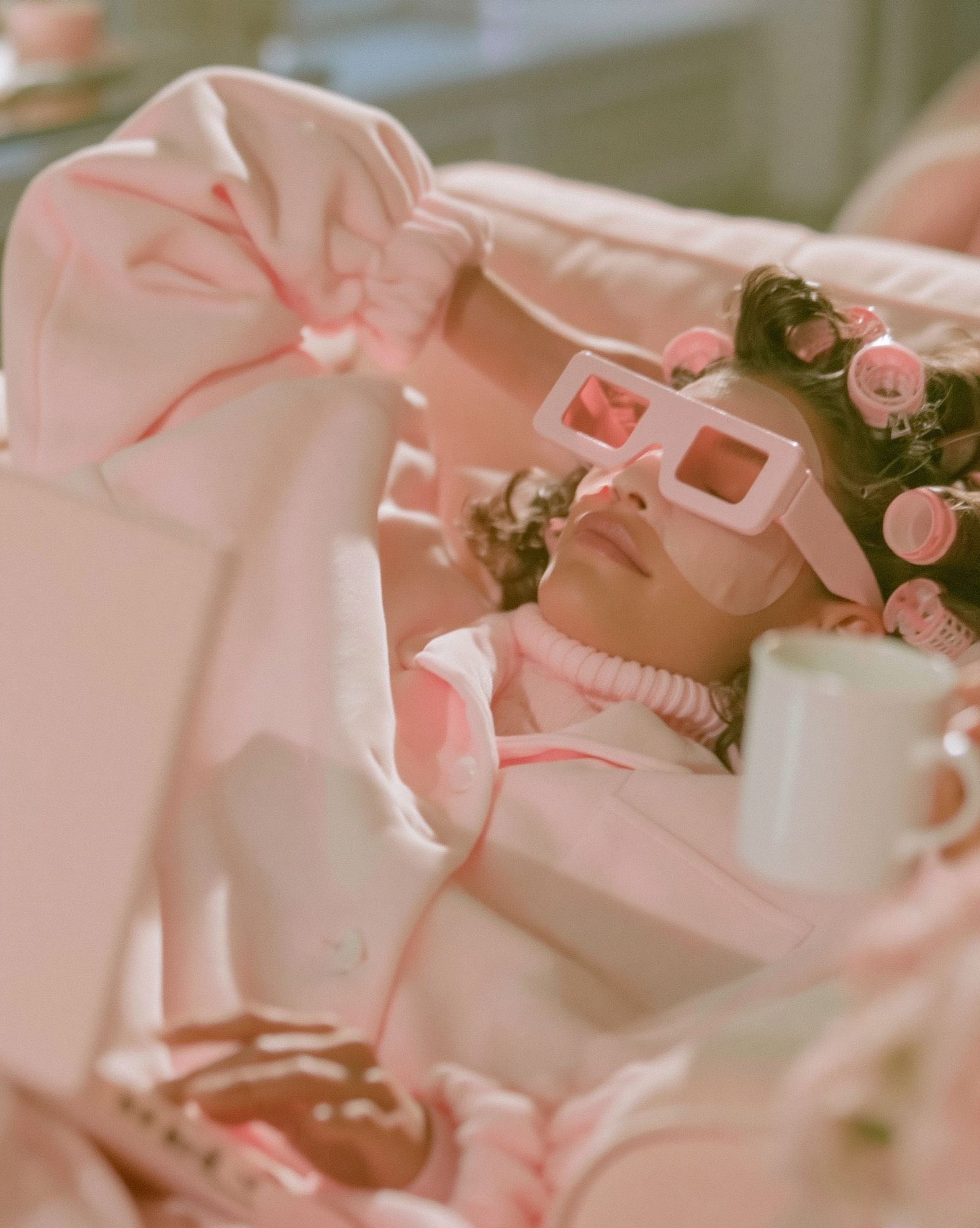 Retro Pink Portrait Poster. poster — photography art
