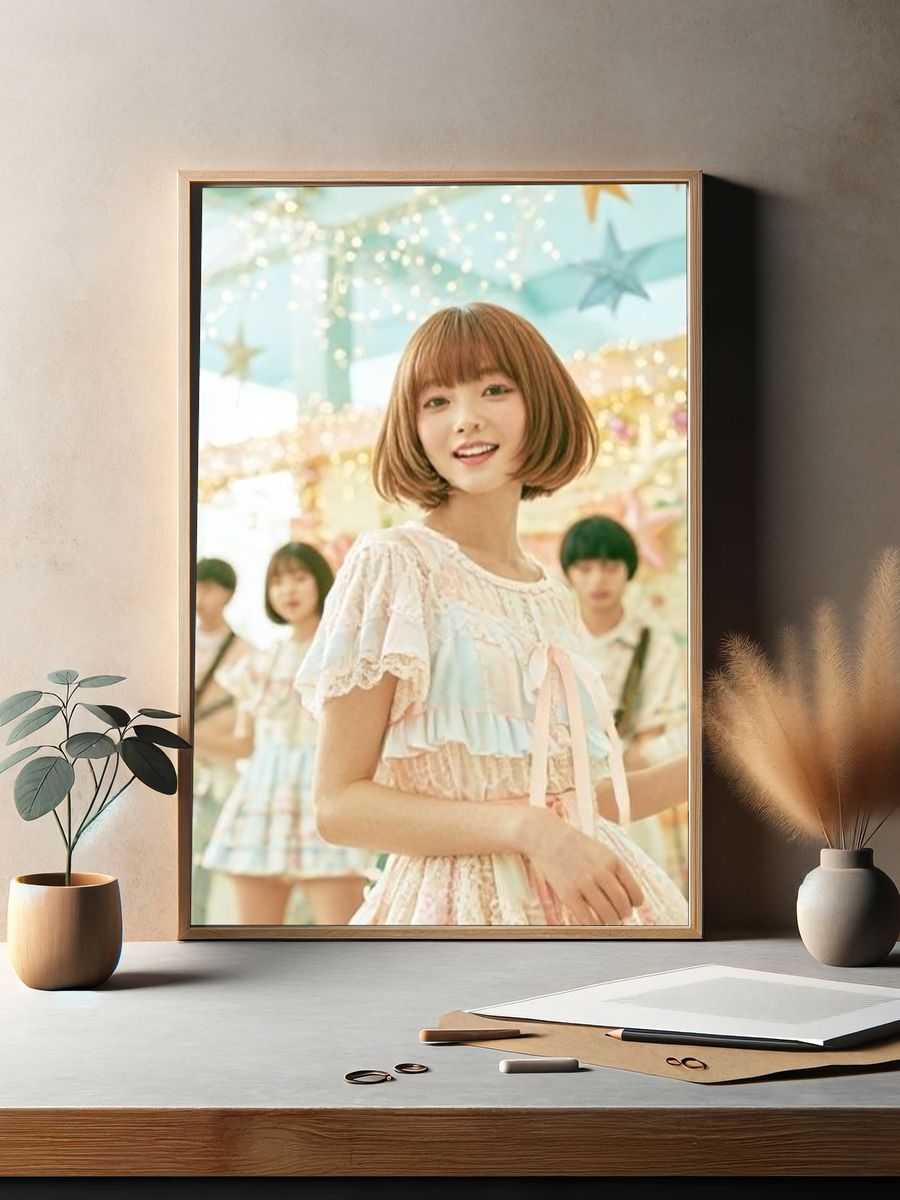 Pastel Pop Idol Portrait Poster. — room view 2