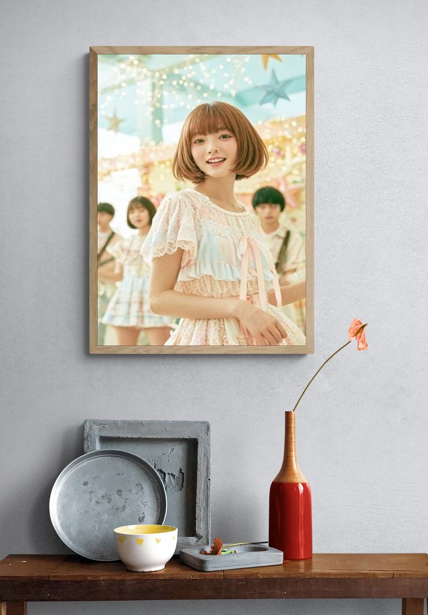 Pastel Pop Idol Portrait Poster. — room view 3