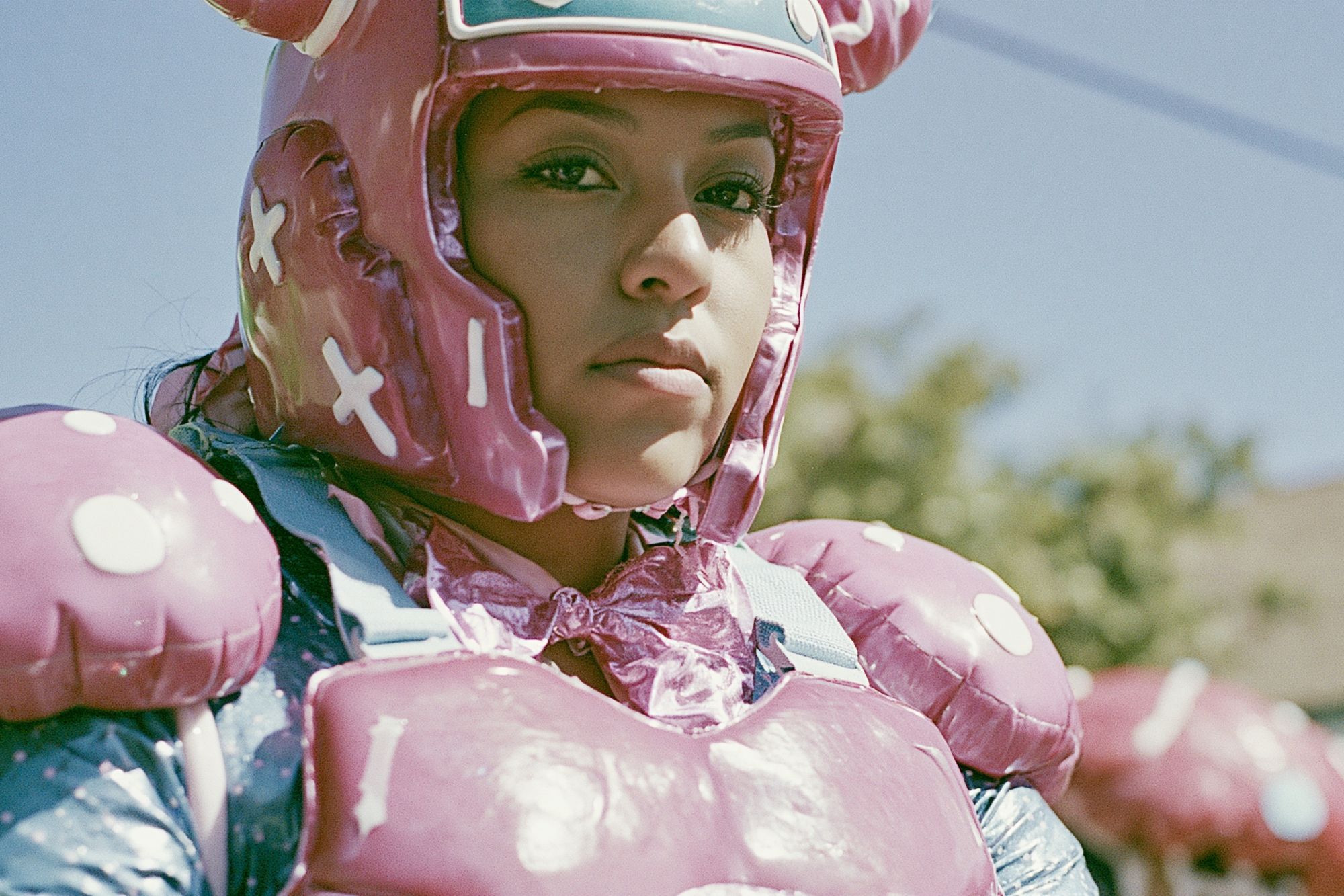 Pink Fighter Portrait Poster. poster detail