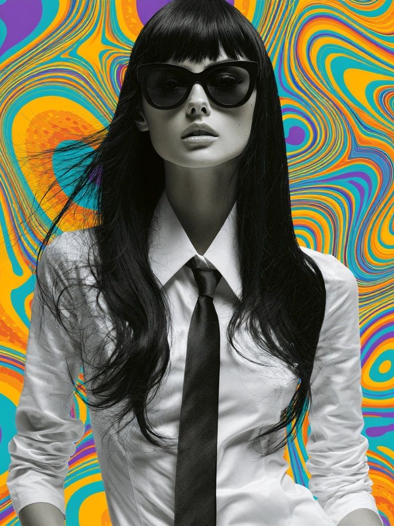 Pop Art Fashion Portrait Poster. poster — photography art