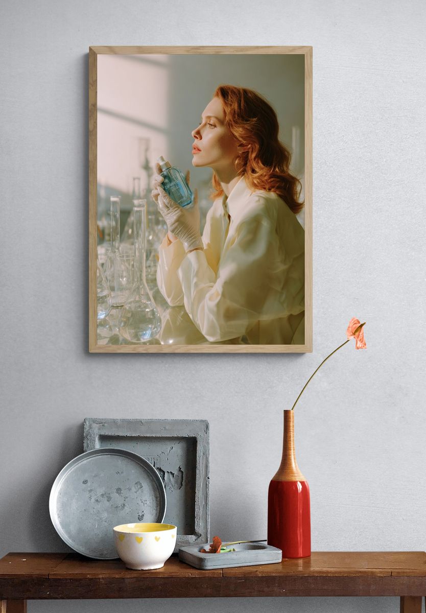 Perfume Portrait Photography Poster. — room view 3