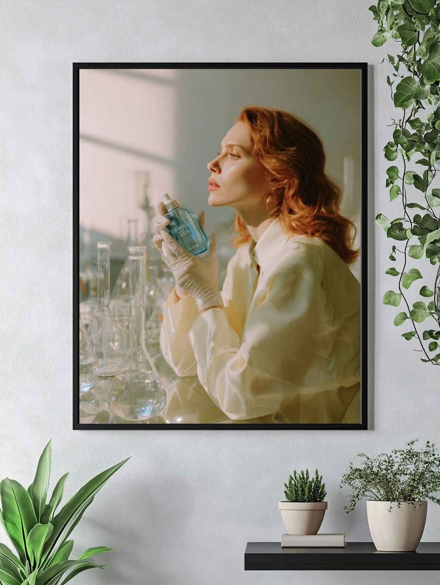 Perfume Portrait Photography Poster. — room view 4