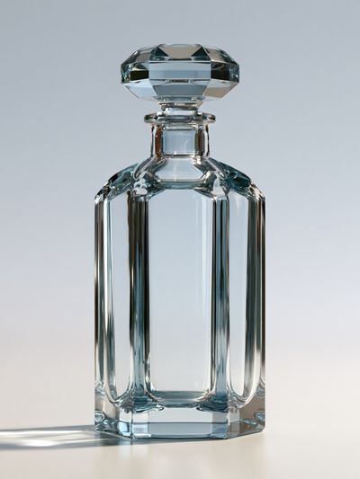 Crystal Perfume Bottle Photography Poster. poster