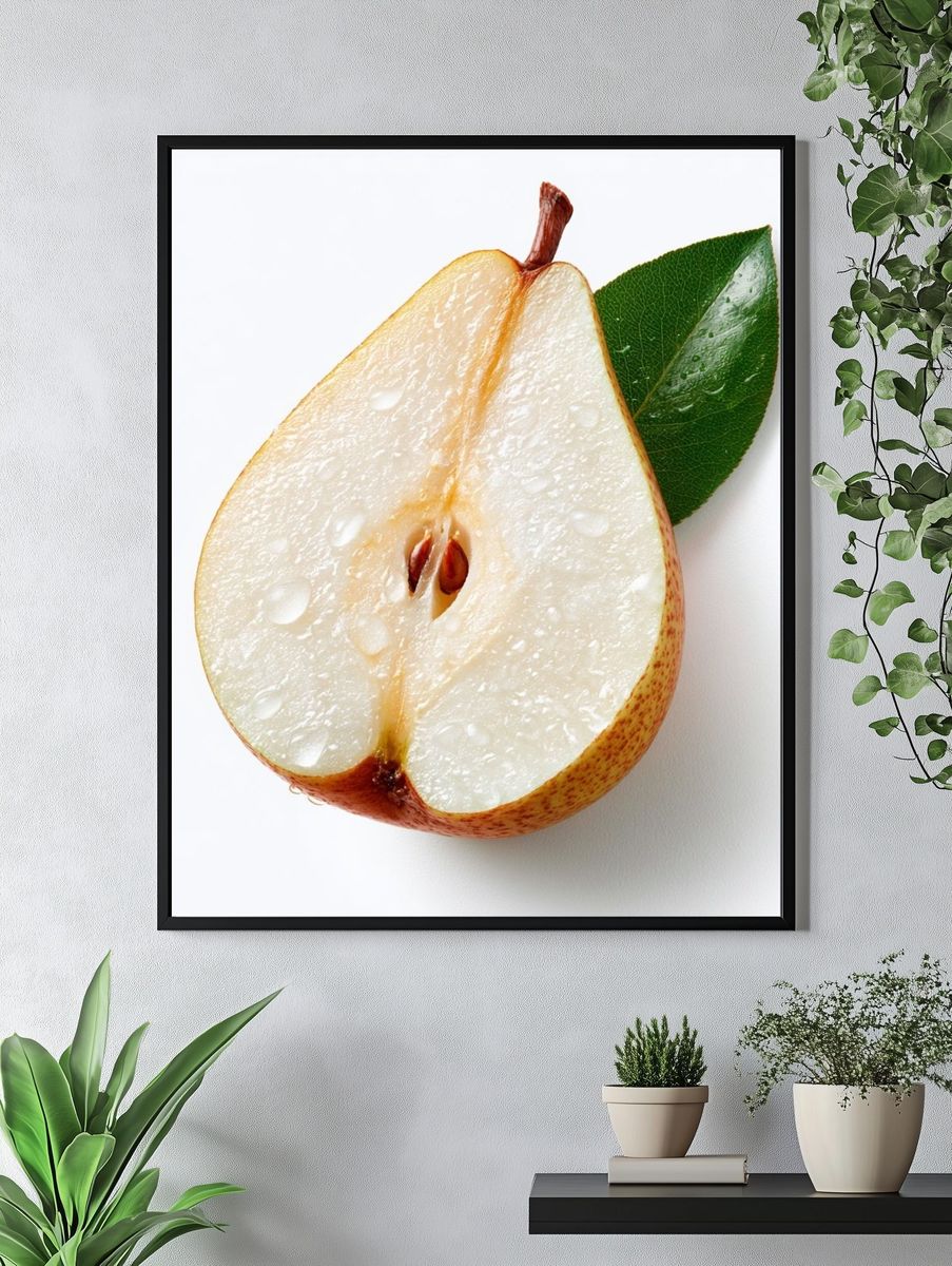 Pear Still Life Food-Drink Poster. — room view 4