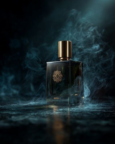 Luxury Perfume Bottle Photography Poster.