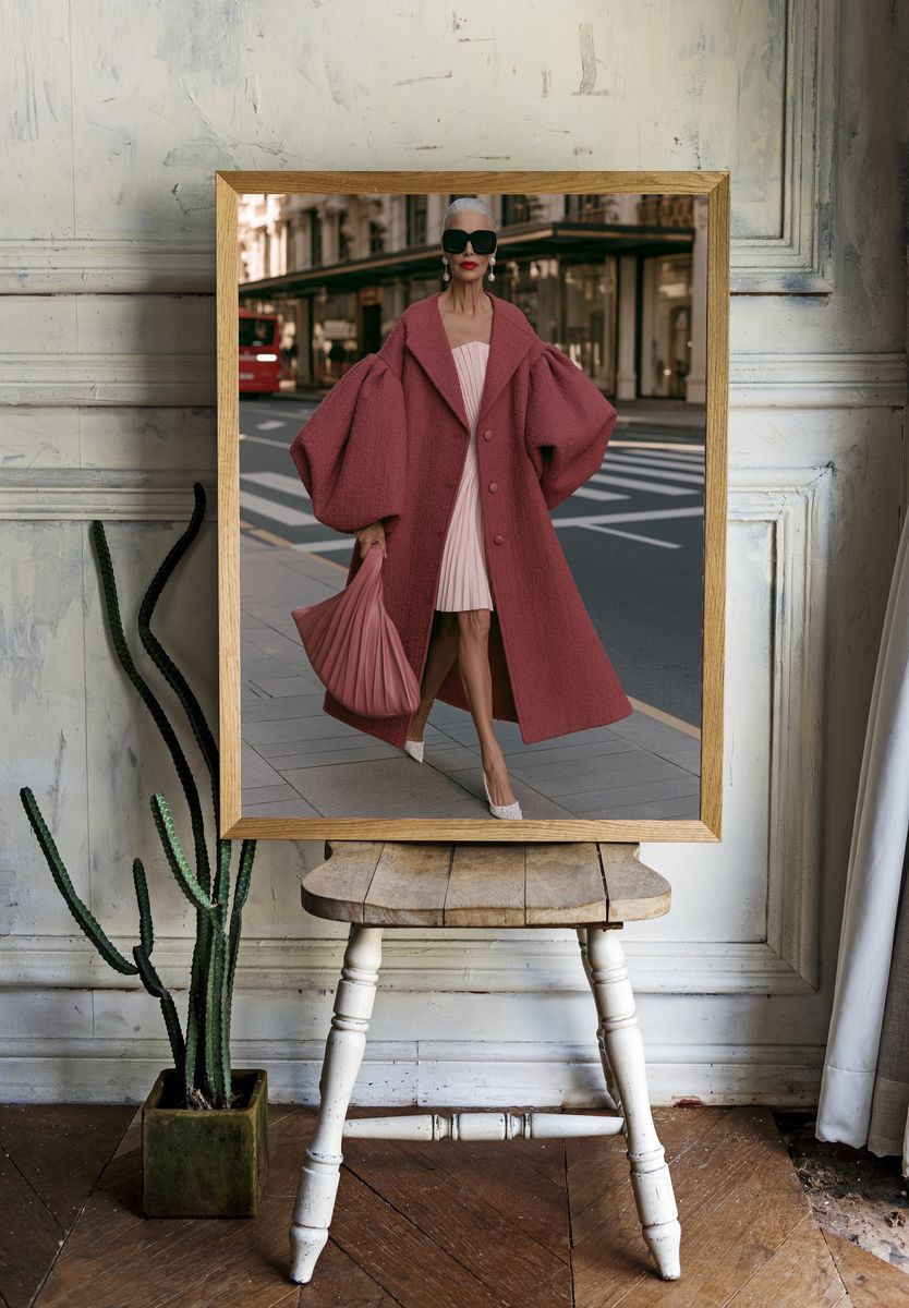 Paris Street Fashion Photography Poster. — room view 1