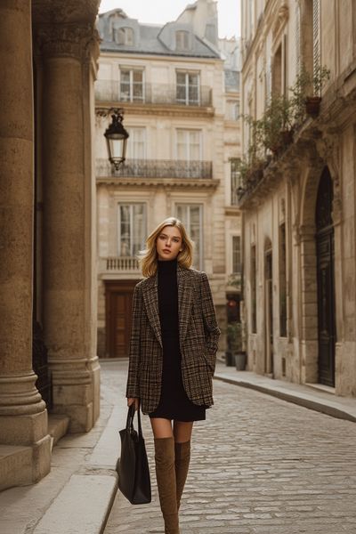 Paris Street Fashion Photography Poster.